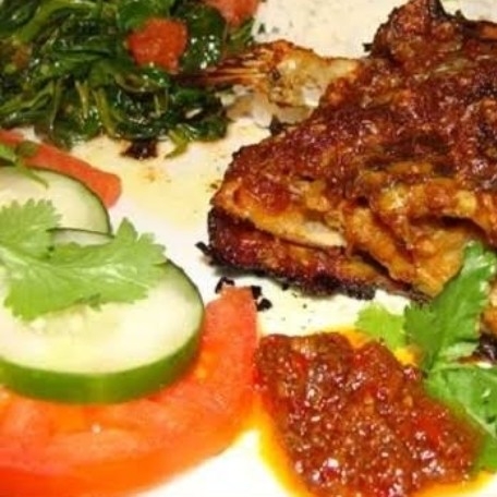 Nasi Padang Nila Bakar