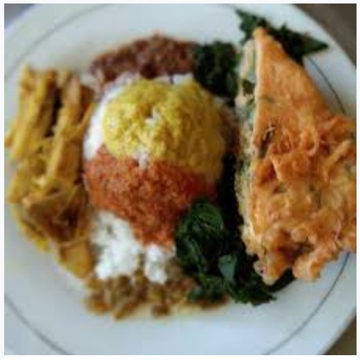 Nasi Padang Telur Dadar