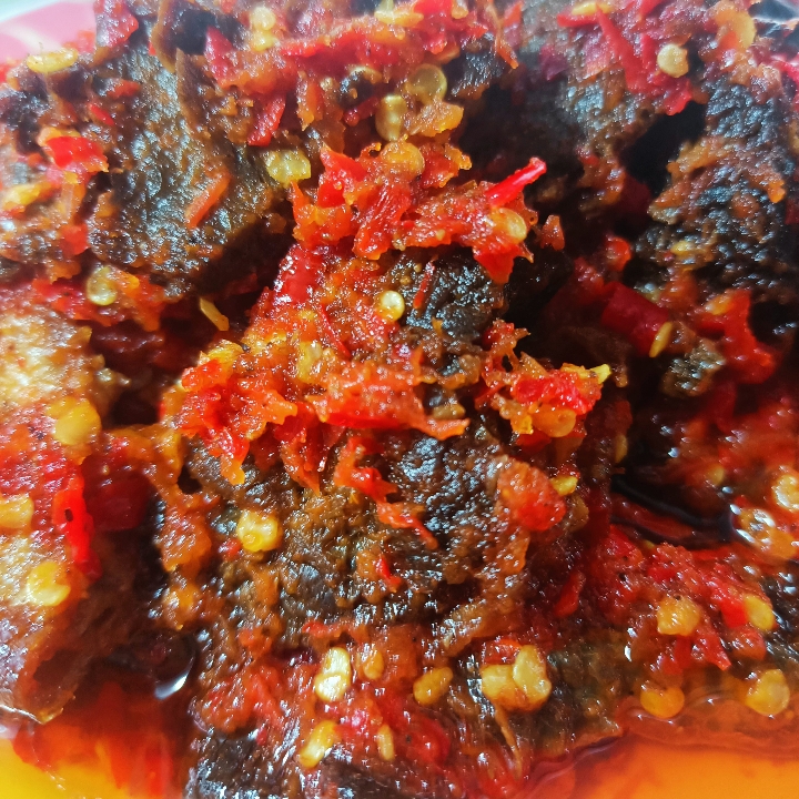 Nasi Paru Sambal 