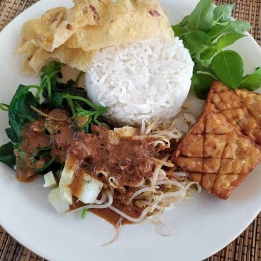 Nasi Pecel Daging