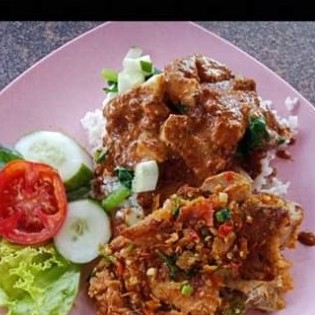 Nasi Pecel Ayam Gprek