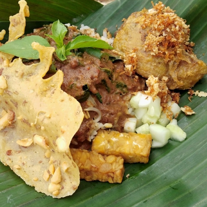 Nasi Pecel Ayam Tepung