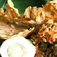 Nasi Pecel Telor Asin