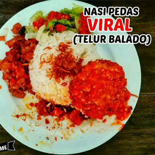 Nasi Pedas Viral Telur