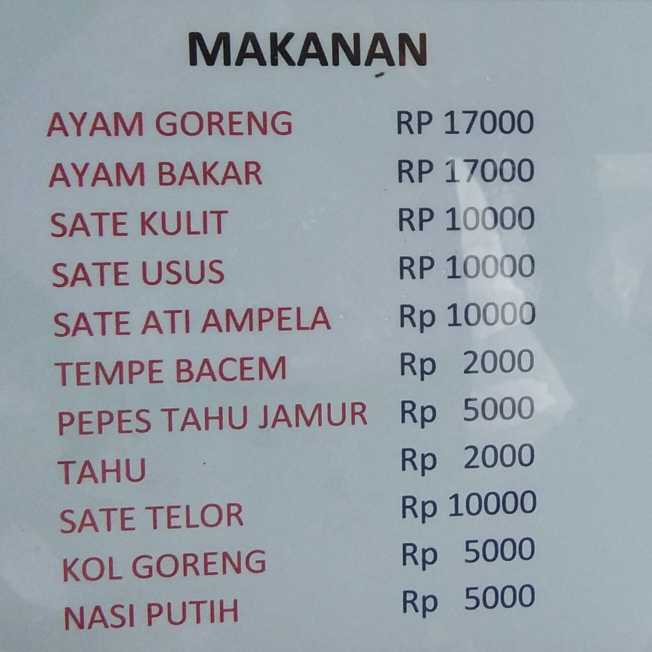 Nasi Putih