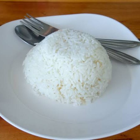 Nasi Putih Setengah