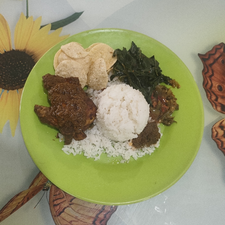 Nasi Ramas Ayam Rendang