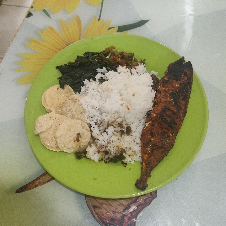 Nasi Ramas Gembung Bakar