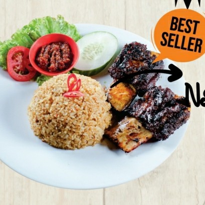 Nasi Rempah Iga Bakar