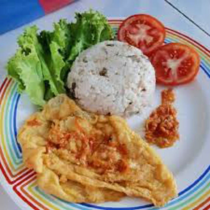 Nasi Sambal Lalapan Telur