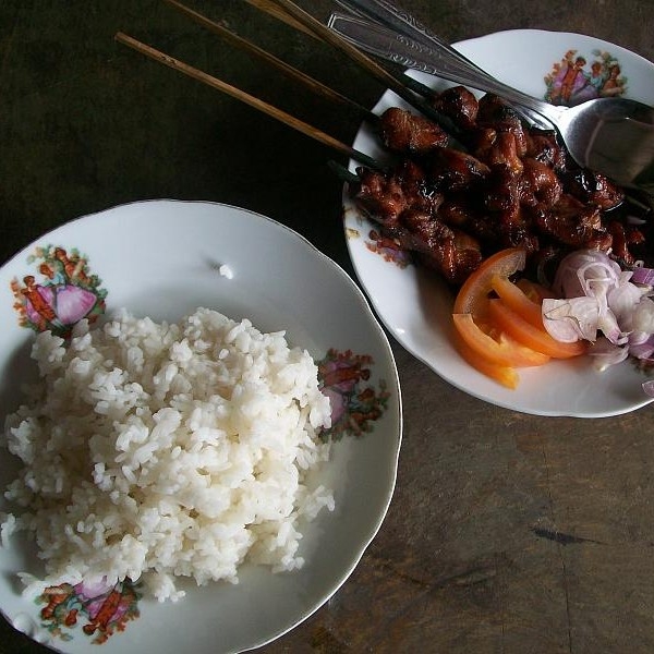 Nasi Sate Kambing