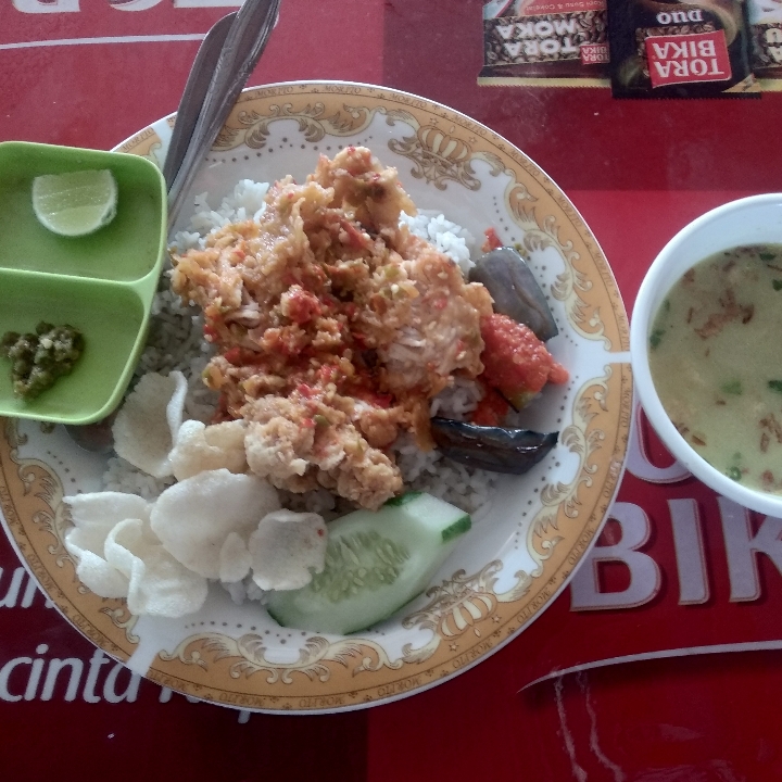 Nasi Soto Ayam Geprek