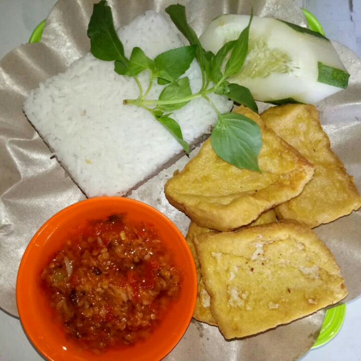 Nasi Tahu Geprek