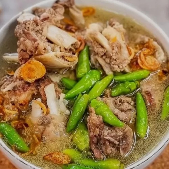 Sop Jando Sapi Tambah Nasi