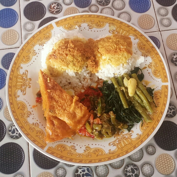 Nasi Telor Dadar 