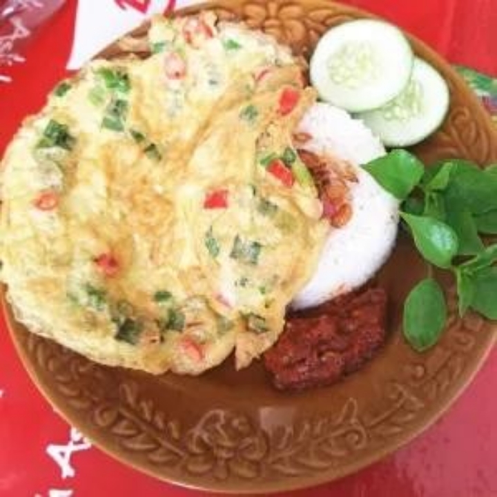 Nasi Telor Dadar