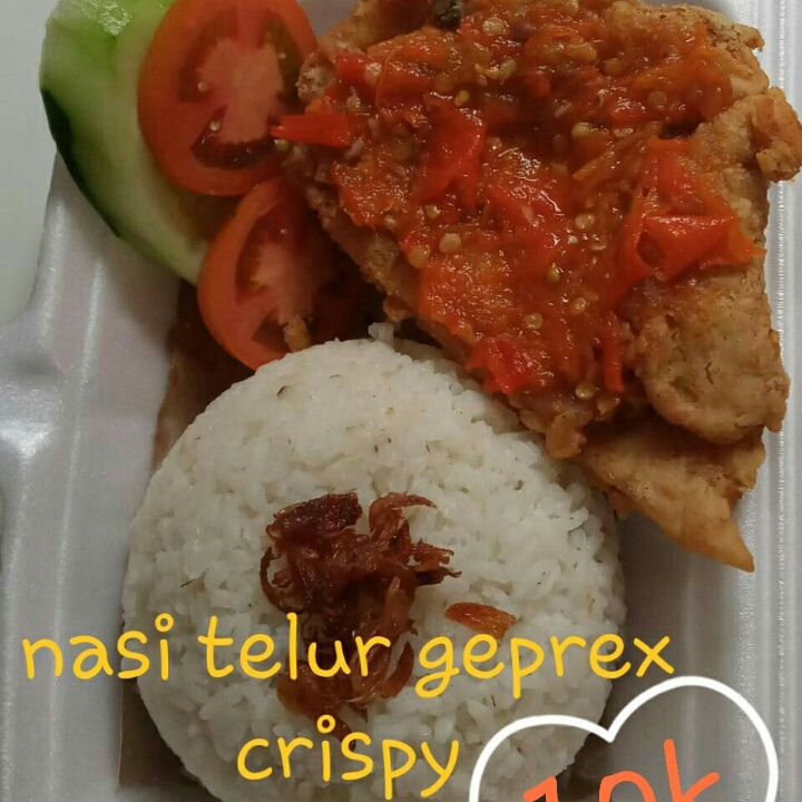 Nasi Telur Geprek