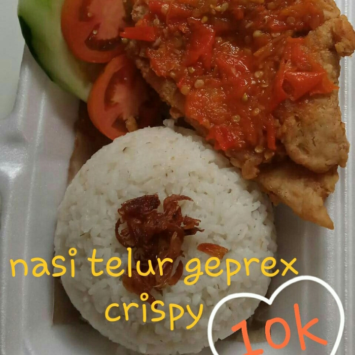 Nasi Telur Geprek Crispy