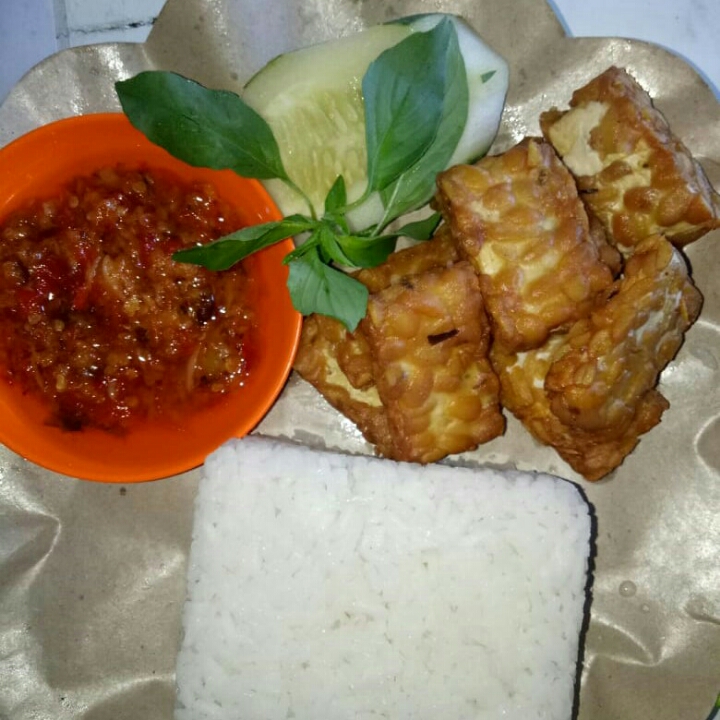 Nasi Tempe Geprek