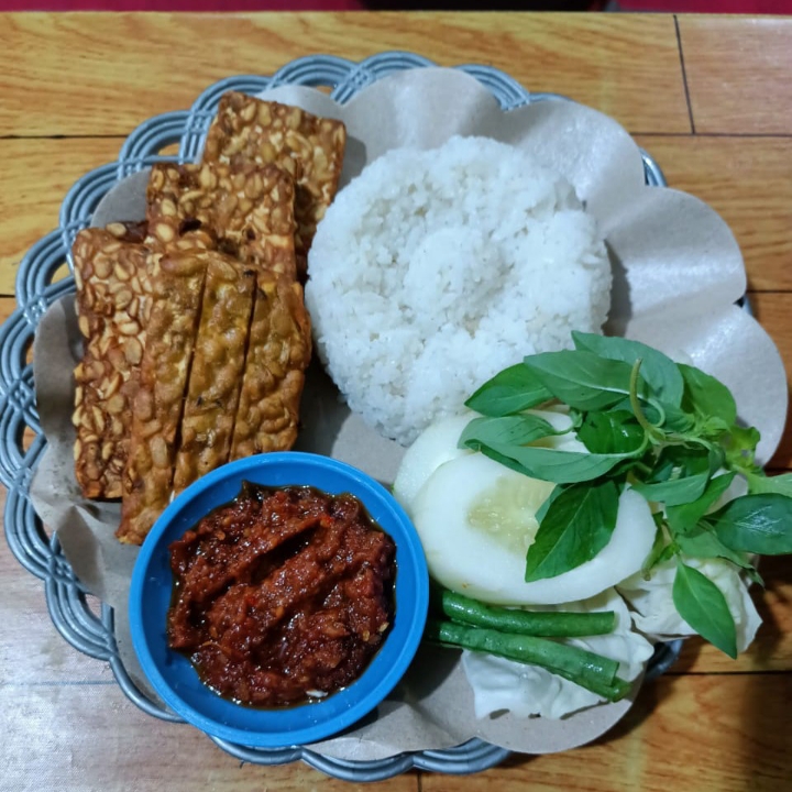 Nasi Tempe Goreng