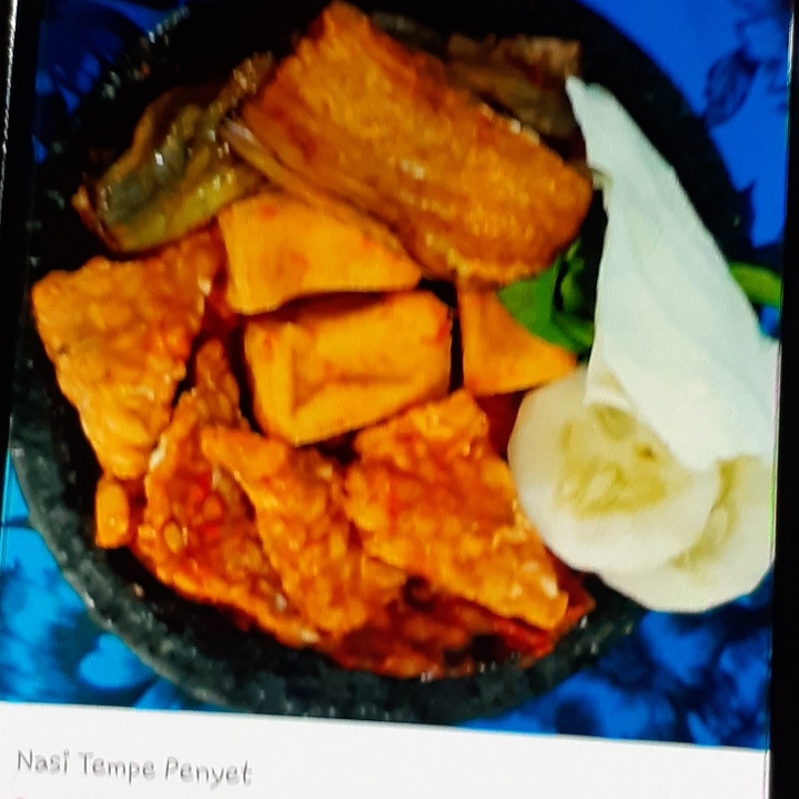 Nasi Tempe Penyet