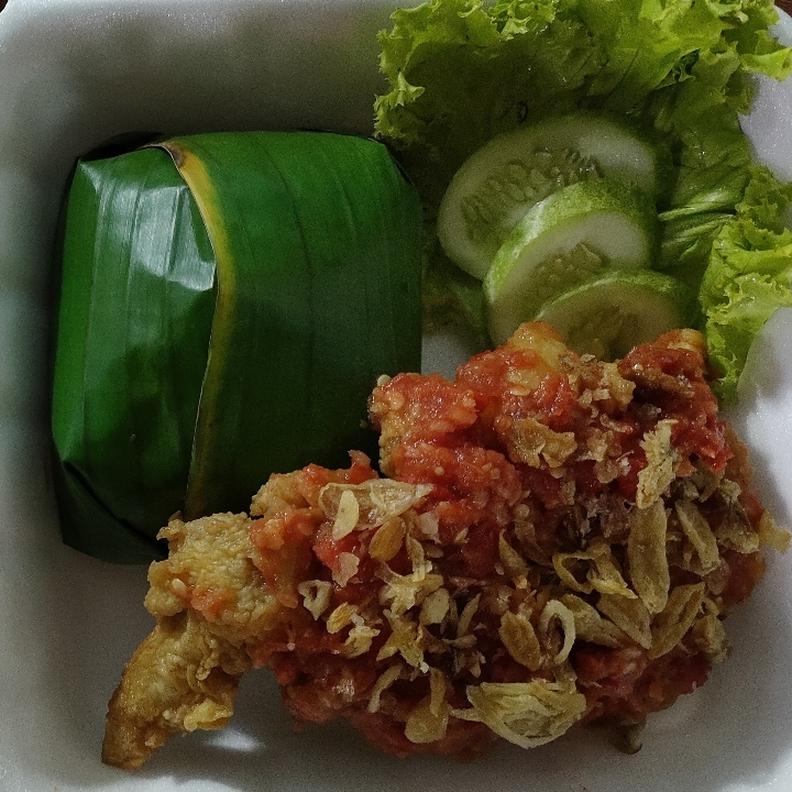 Nasi Timbel Ayam Geprek