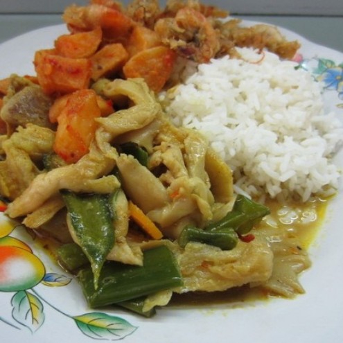 Nasi Tumisan Kentang 