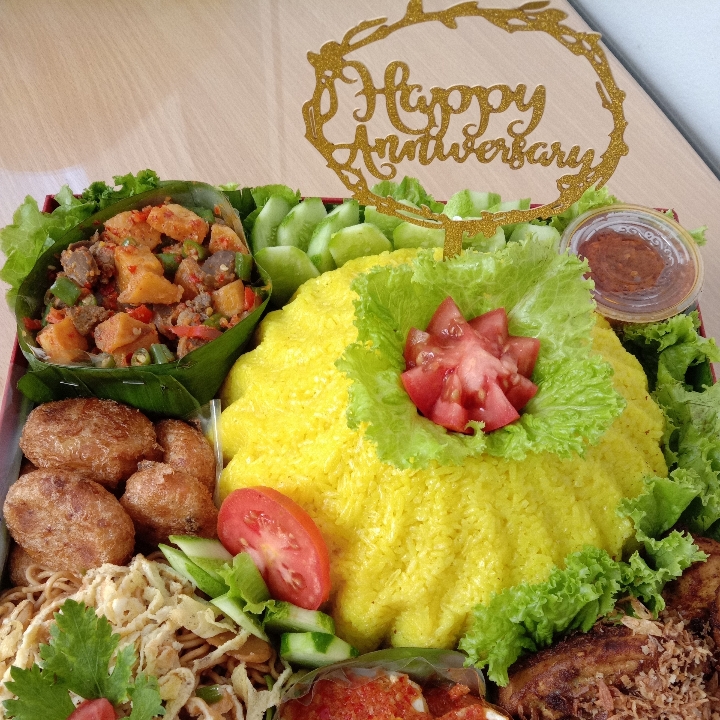 Open PO H-2 Nasi Tumpeng Mini Paket Komplit  3