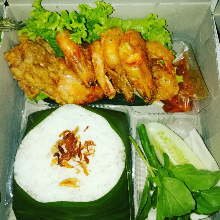 Nasi Udang Crispy