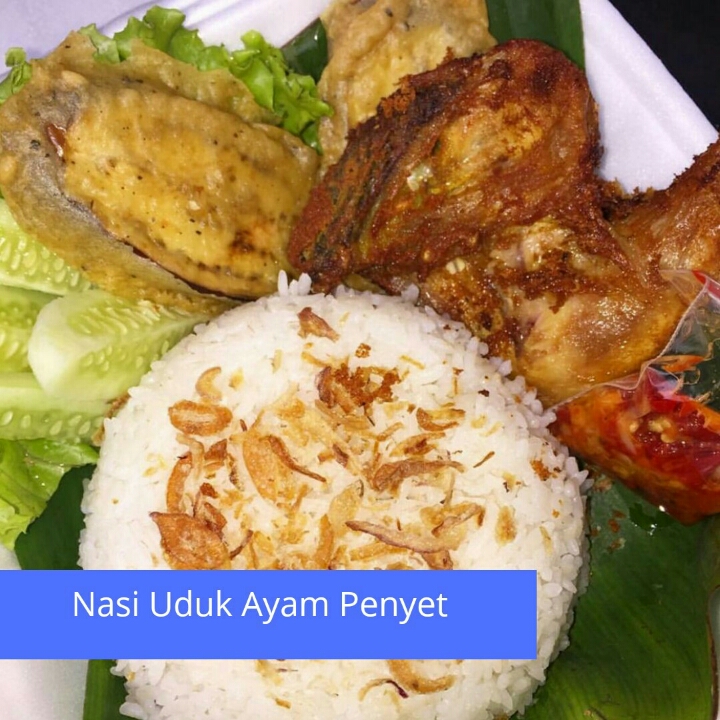 Nasi Uduk Ayam Penyet