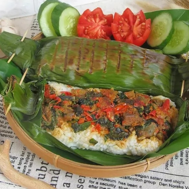 Nasi Uduk Bakar Ati Ampela Jumbo