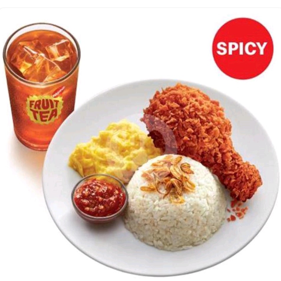 Nasi Uduk McD Paket Komplit Spicy