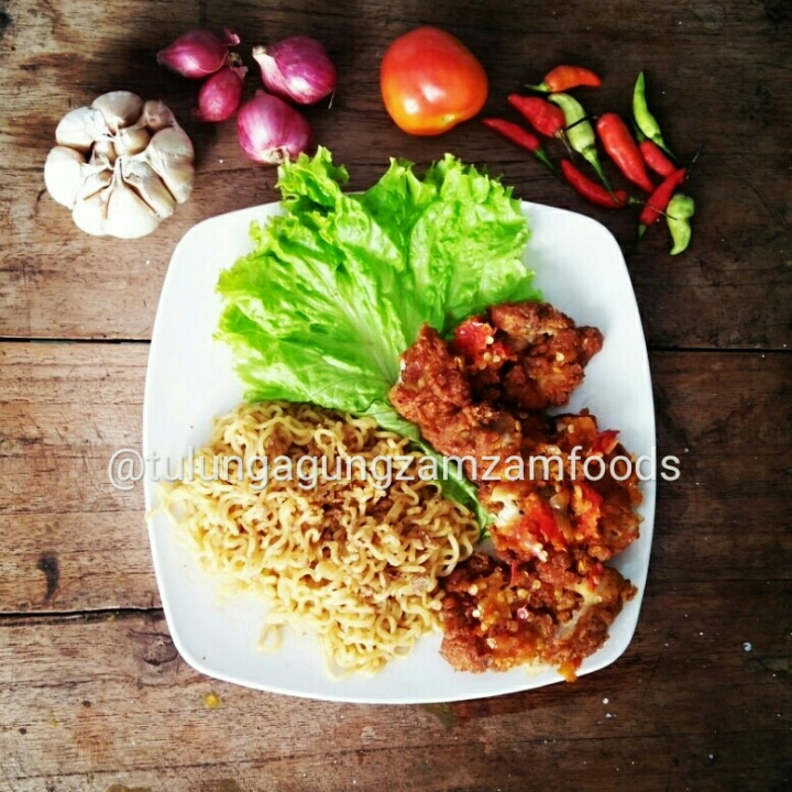 Nasi ayam geprek 2