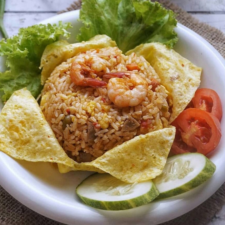 Nasi goreng Selimut Udang