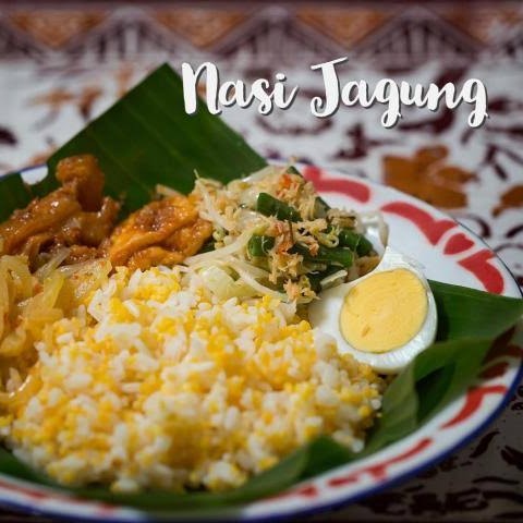 Nasi jagung ati ampela