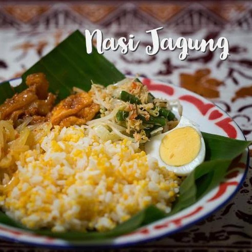 Nasi jagung telor bali