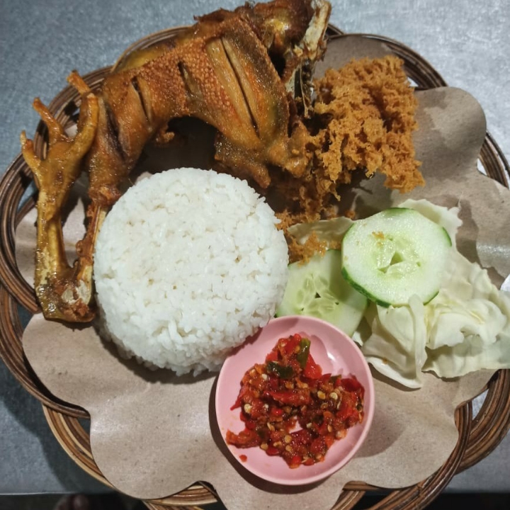 Nasi paha ayam Kampung