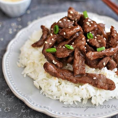 Nasi sapi tariyaki