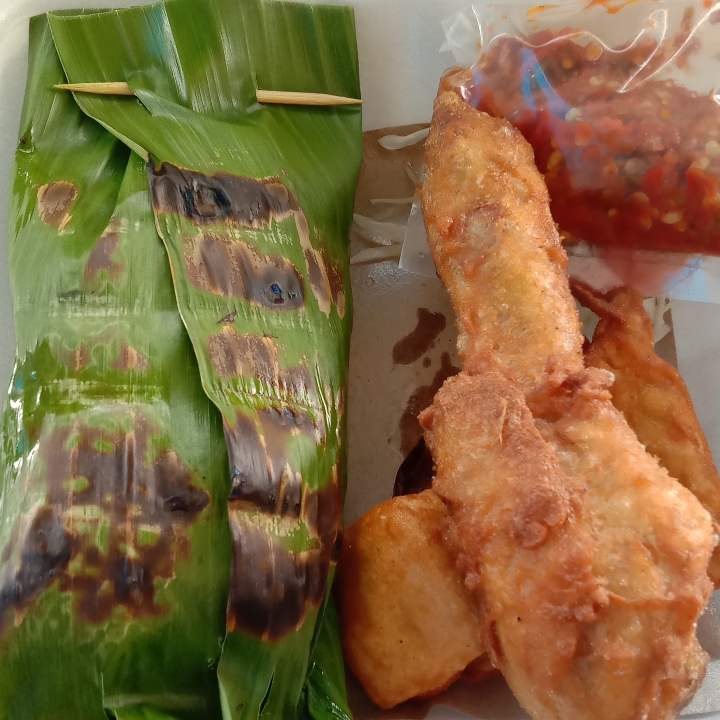 Nasi uduk Bakar