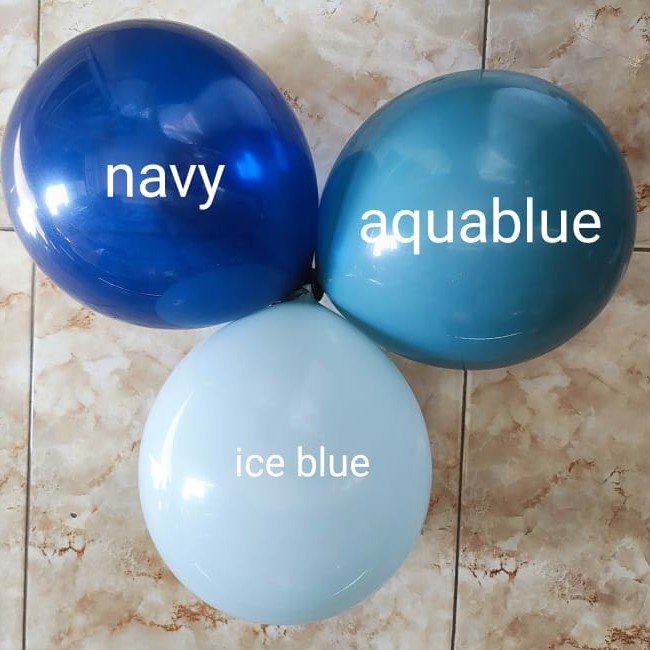 Navy Aqua Blue Ice Blue