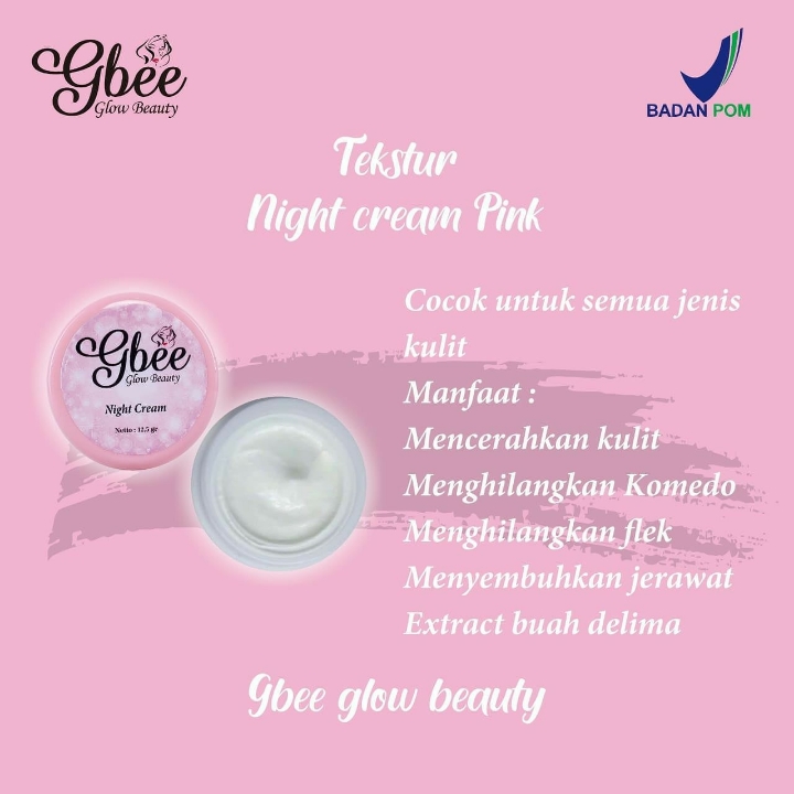 Gbee Night Cream Pink