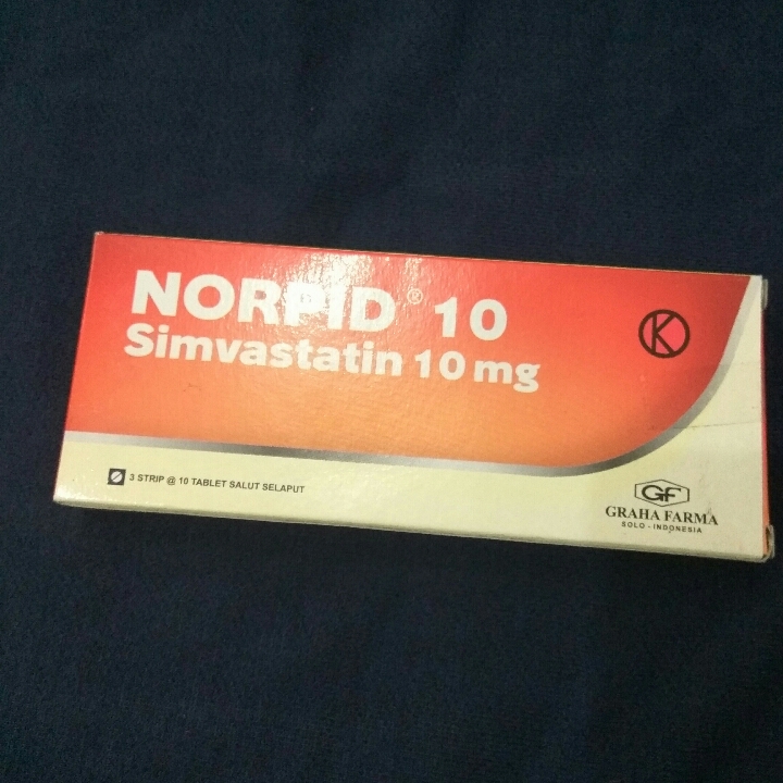 Norpid 10mg Atau Simvastatin