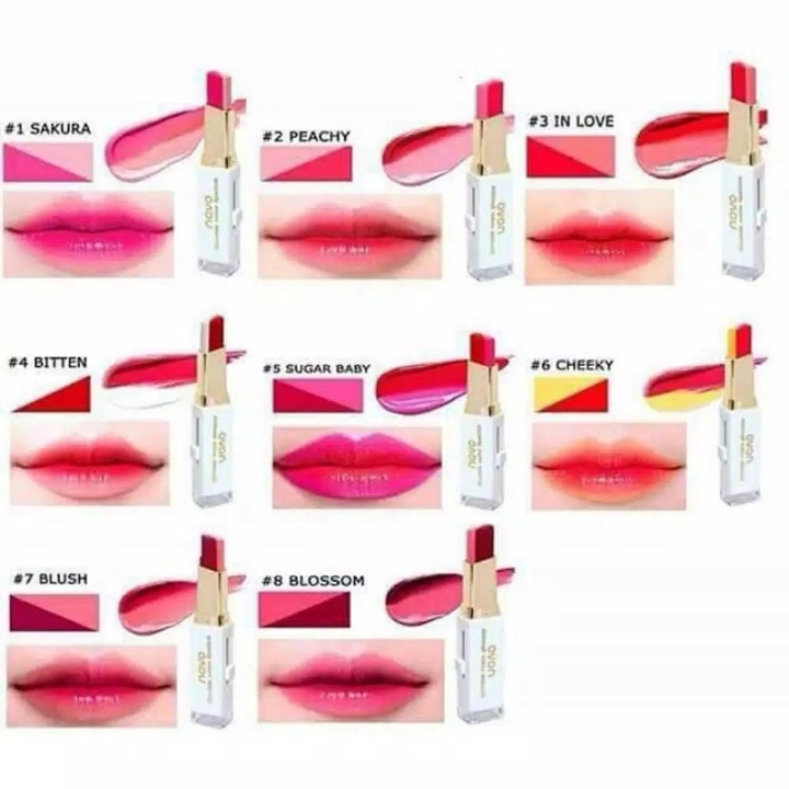 Novo double color lipstik  2