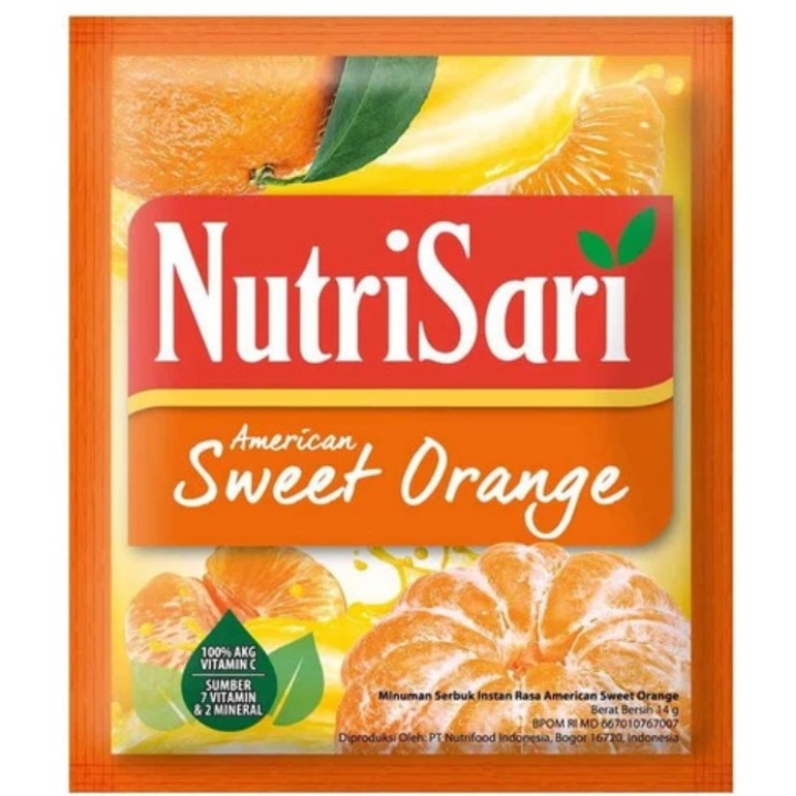 Nutri Sari American Sweet Orange Sachet