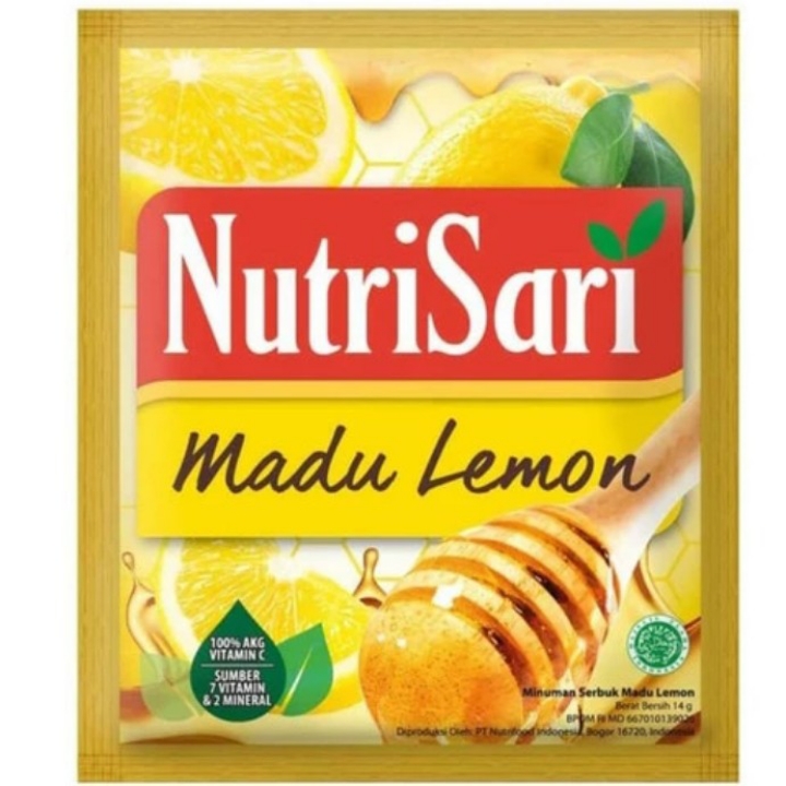 Nutri Sari Madu Lemon Sachet