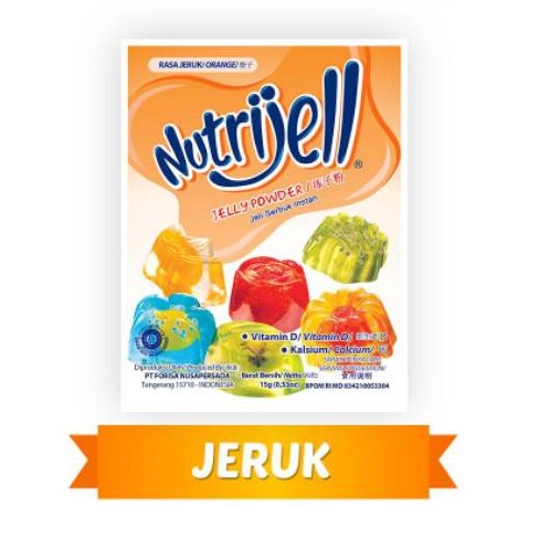 Nutrijell Jelly Powder 15gr Rasa Jeruk