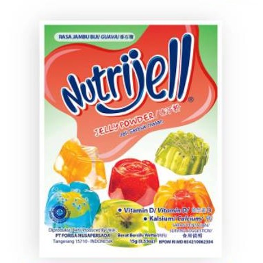 Nutrijell Jelly Powder Rasa Guava 15gr