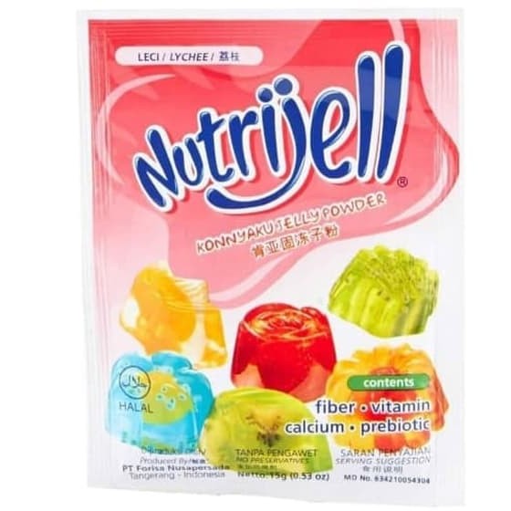 Nutrijell Jelly Powder Rasa Leccy  15gr