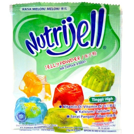 Nutrijell Jelly Powder Rasa Mellon 15gr