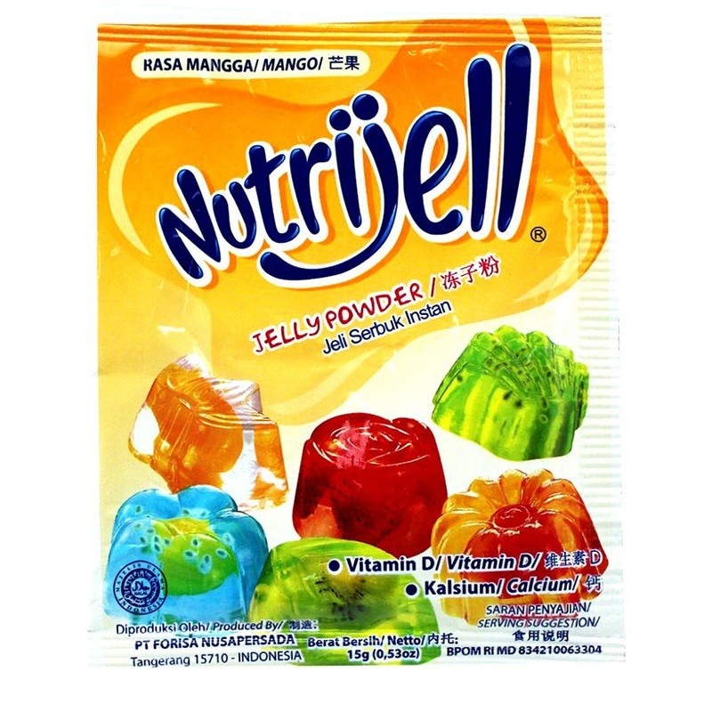 Nutrijell Kemasan Ekonomis 10gr Rasa Mangga